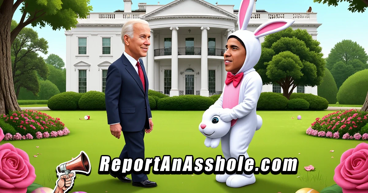 It was Clear Back in April 2022, When Joe Biden Appeared Lost and was Rescued by Easter Bunny